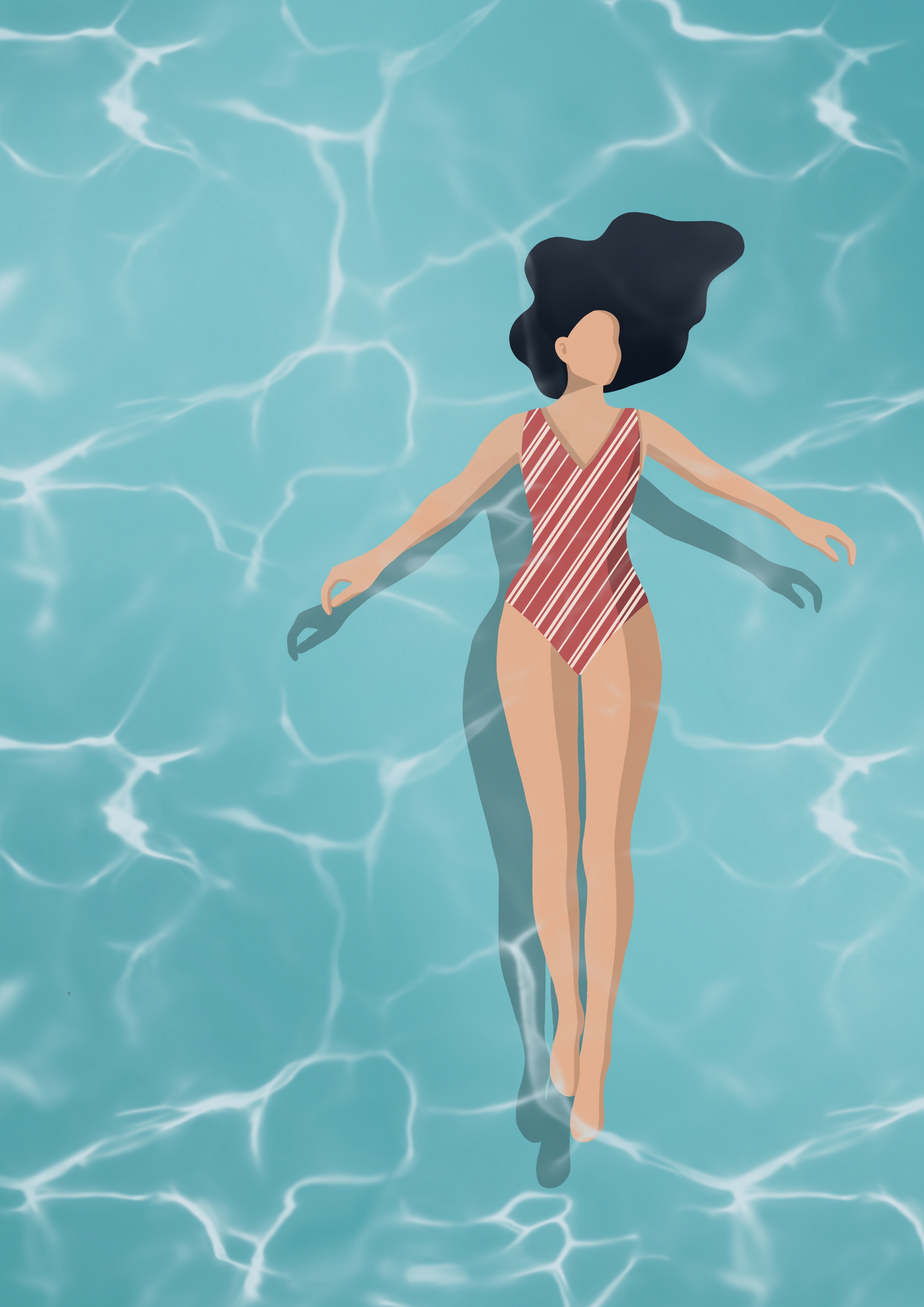 Swimming · Procreate