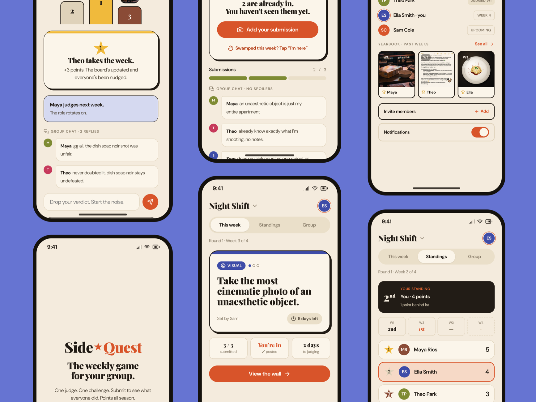 SideQuest — consumer mobile concept preview